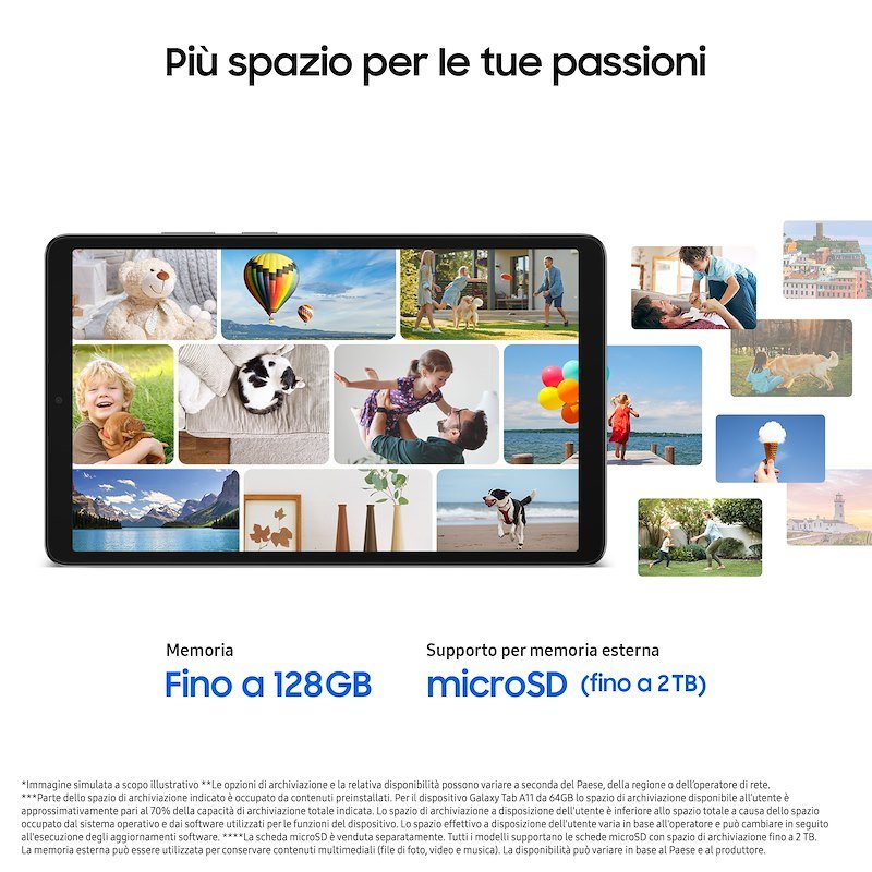 Samsung Galaxy TAB A11 WIFI 64GB  Sm-x130nzaaeue