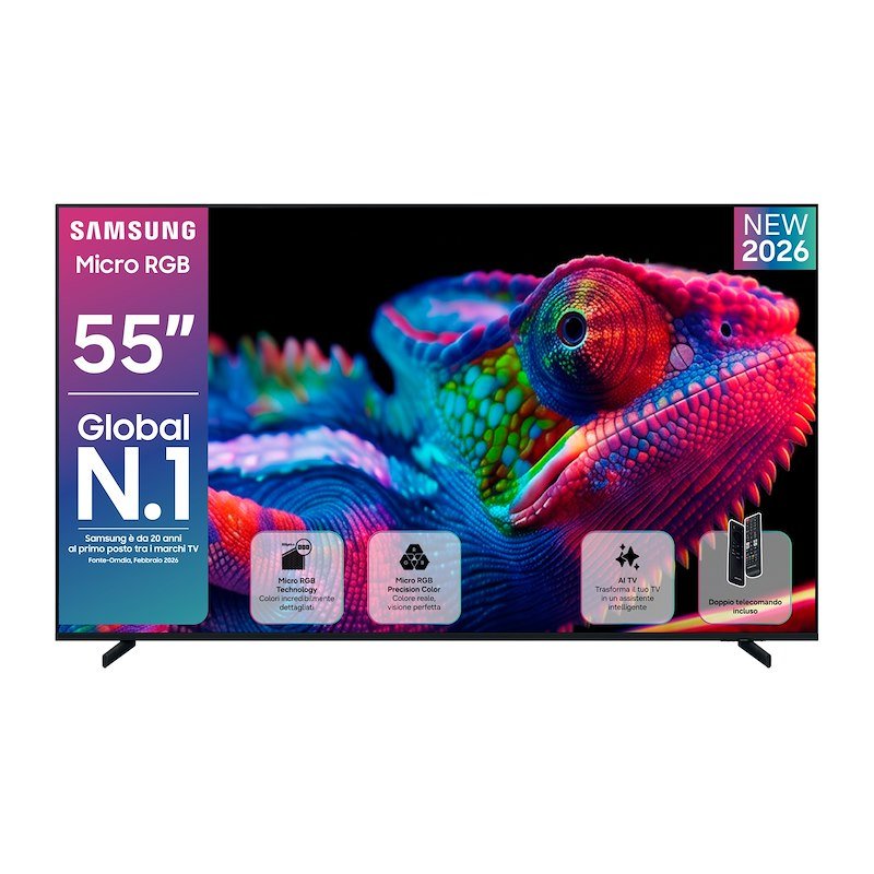 Samsung TV 55" Micro RGB Mre55r85hauxzt Titan Black