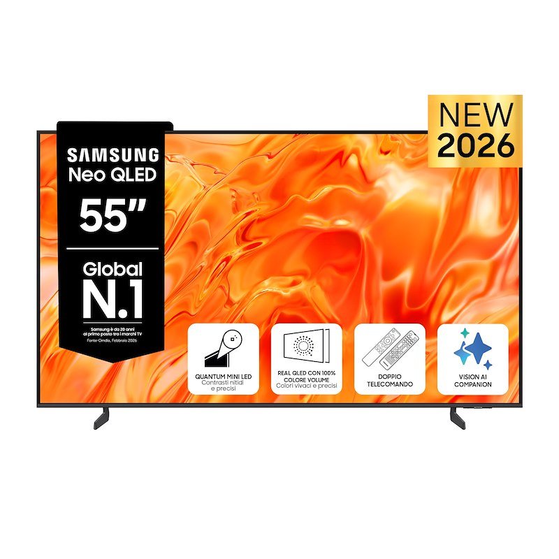 Samsung Smart TV 55" Neo QLED 4K Vision AI Qe55qn70hauxzt
