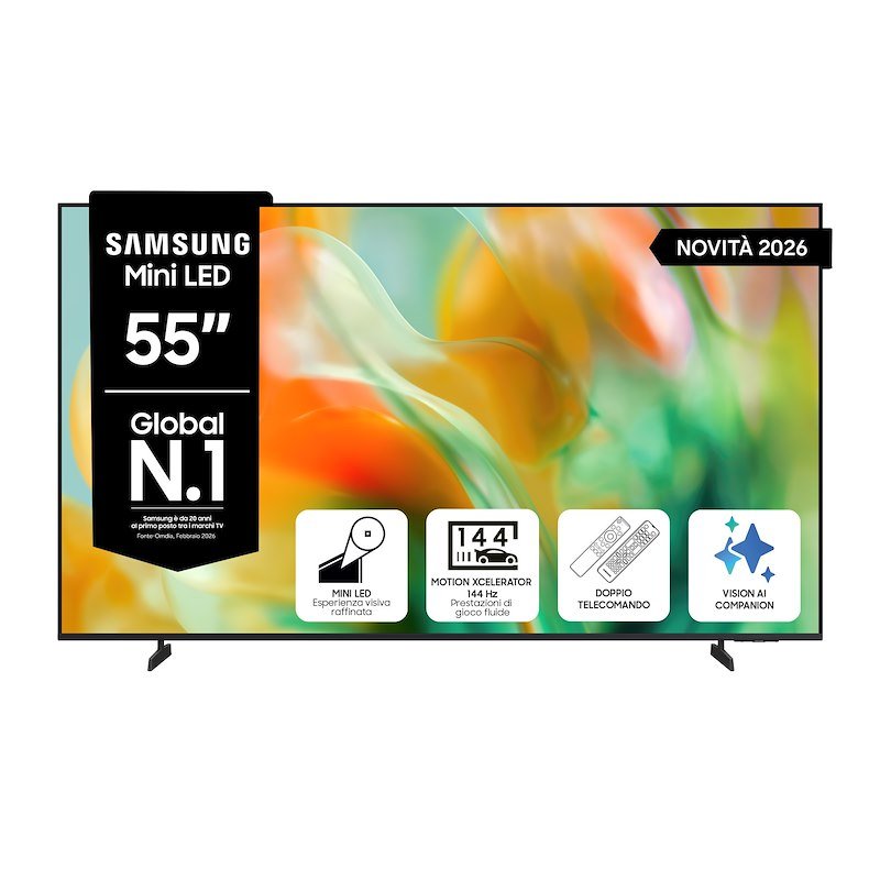 Samsung TV mini led 55" Ue55m80hauxzt Titan Black