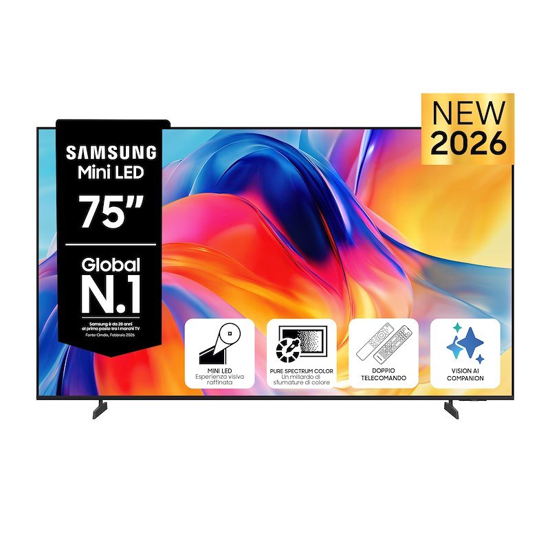 Samsung Smart TV Mini LED 4K 75"  Ue75m70hauxzt Titan Gray