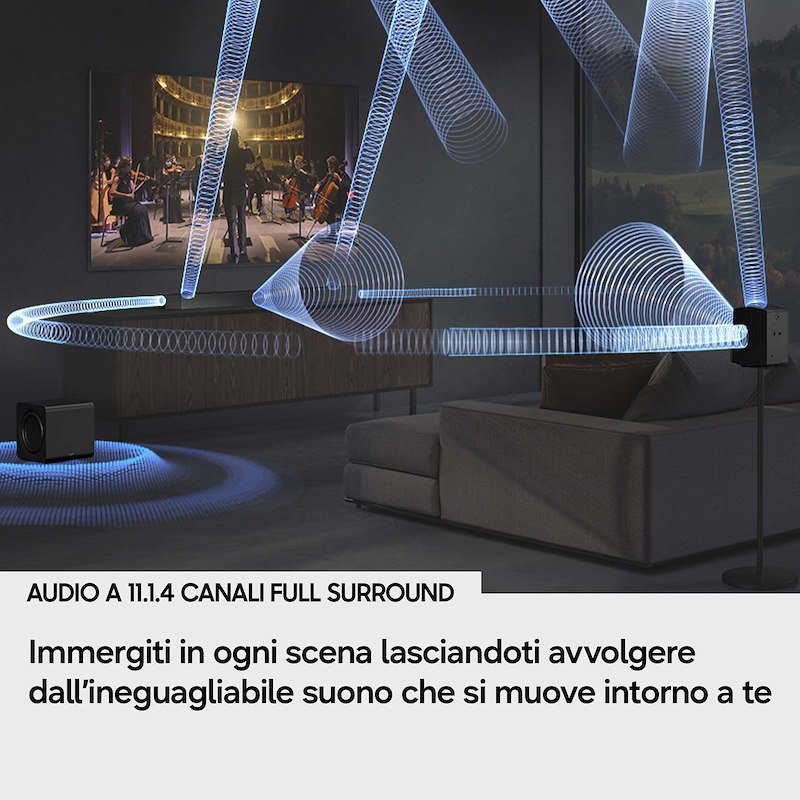 Samsung Soundbar Audio 11.1.4 canali Hw-q990h/zf