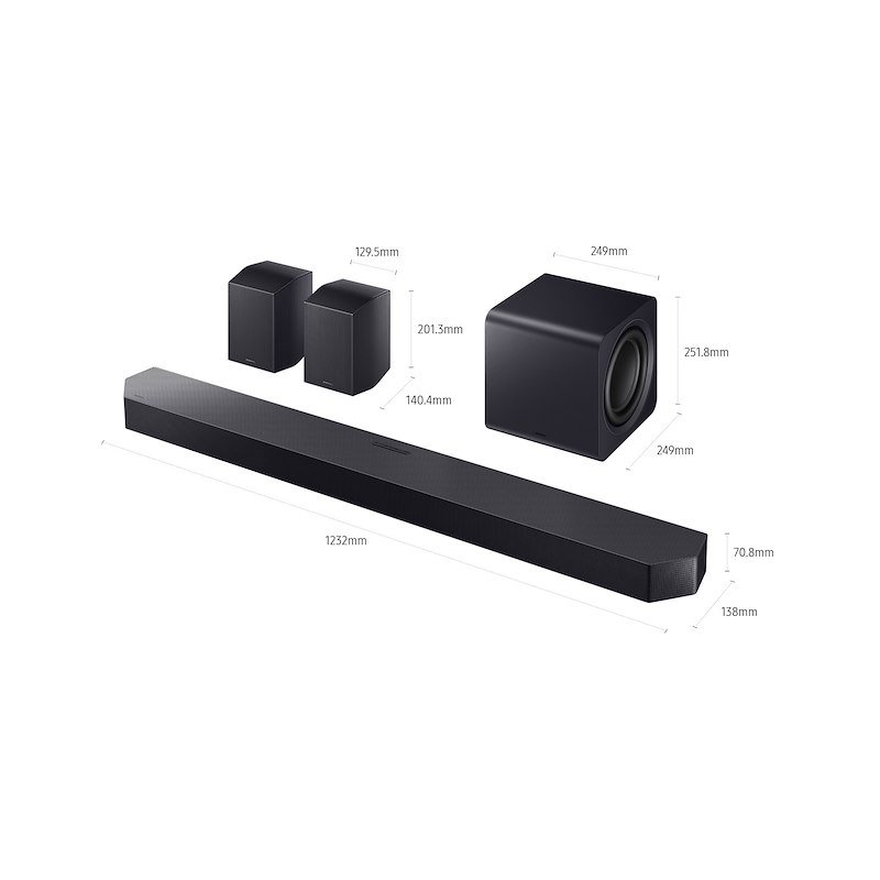Samsung Soundbar Audio 11.1.4 canali Hw-q990h/zf