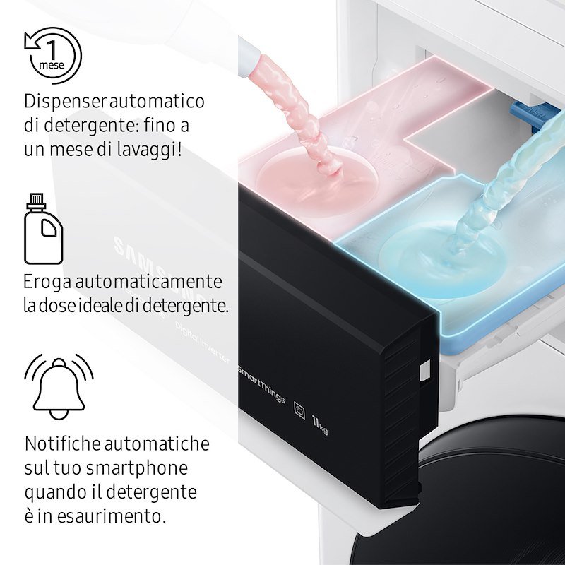 Samsung lavasciuga  9kg/ 5kg Wd90dg6g94bbu3