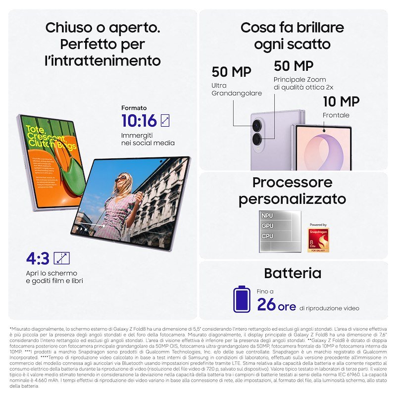 Samsung Galaxy Z Fold8 12/256GB Cream