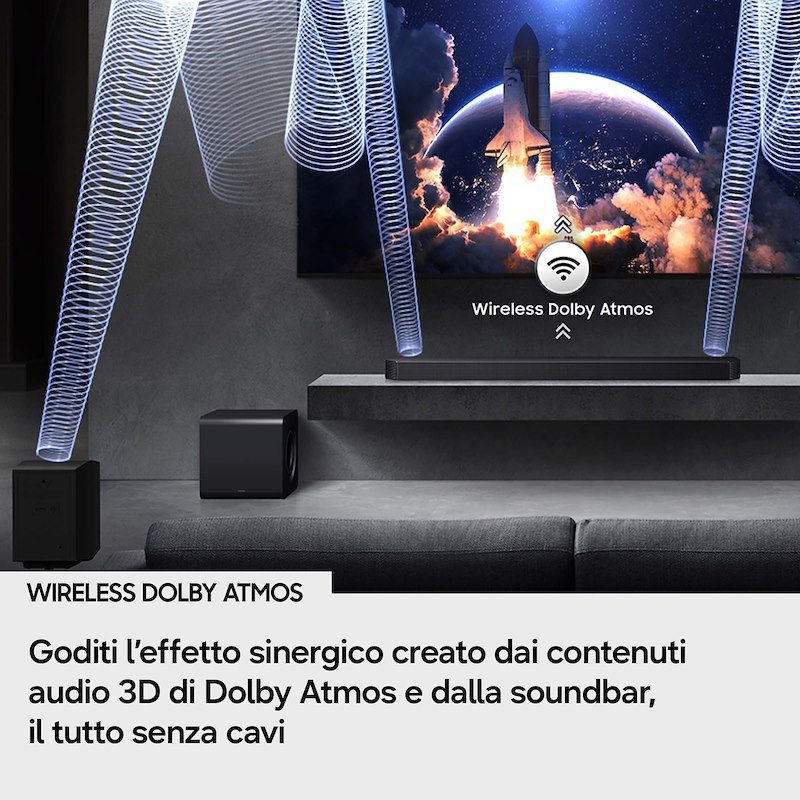 Samsung Soundbar Audio 9.1.4 canali Hw-q930h/xc