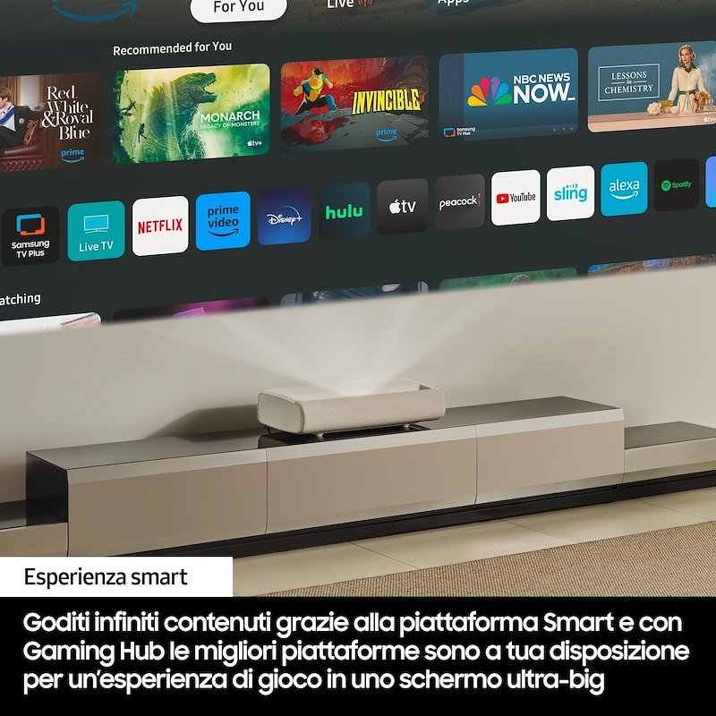 Samsung  Proiettore The Premiere 4K UHD LSPU9 Triple Laser 2024 Sp-lpu9dsaxxxe