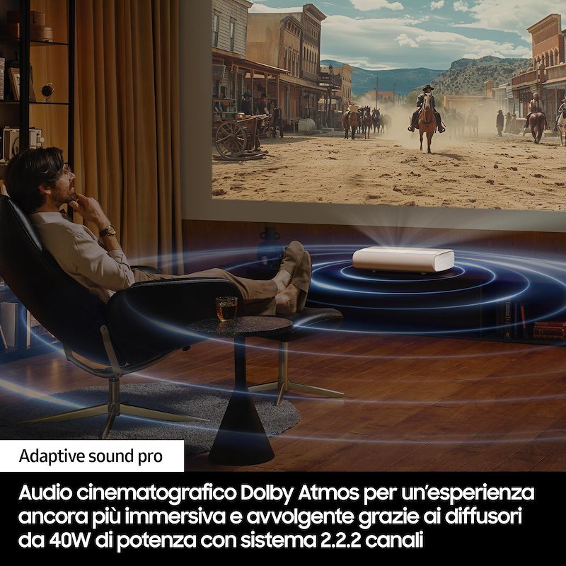 Samsung  Proiettore The Premiere 4K UHD LSPU9 Triple Laser 2024 Sp-lpu9dsaxxxe