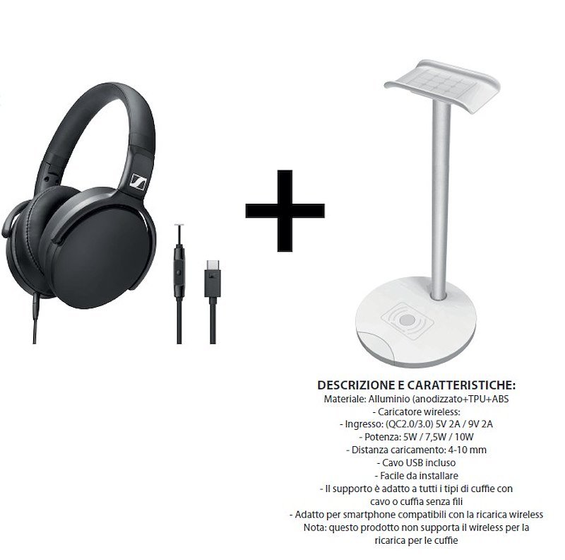 Sennheiser Exhibo Cuffia microfonica circumaurale Hd400ubnd