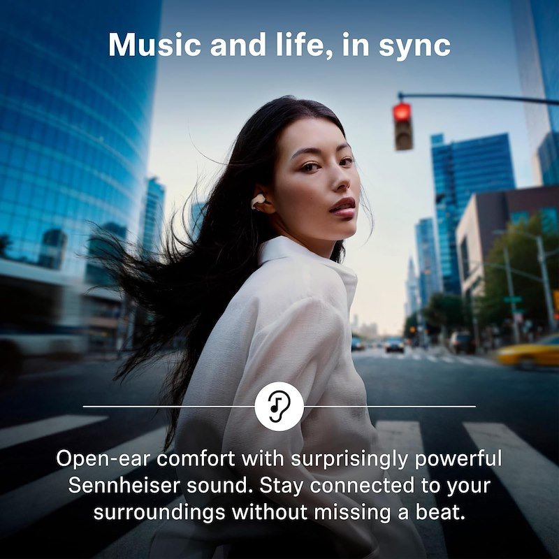 Sennheiser Wireless OPEN Auricolari ACCENTUM CLIP