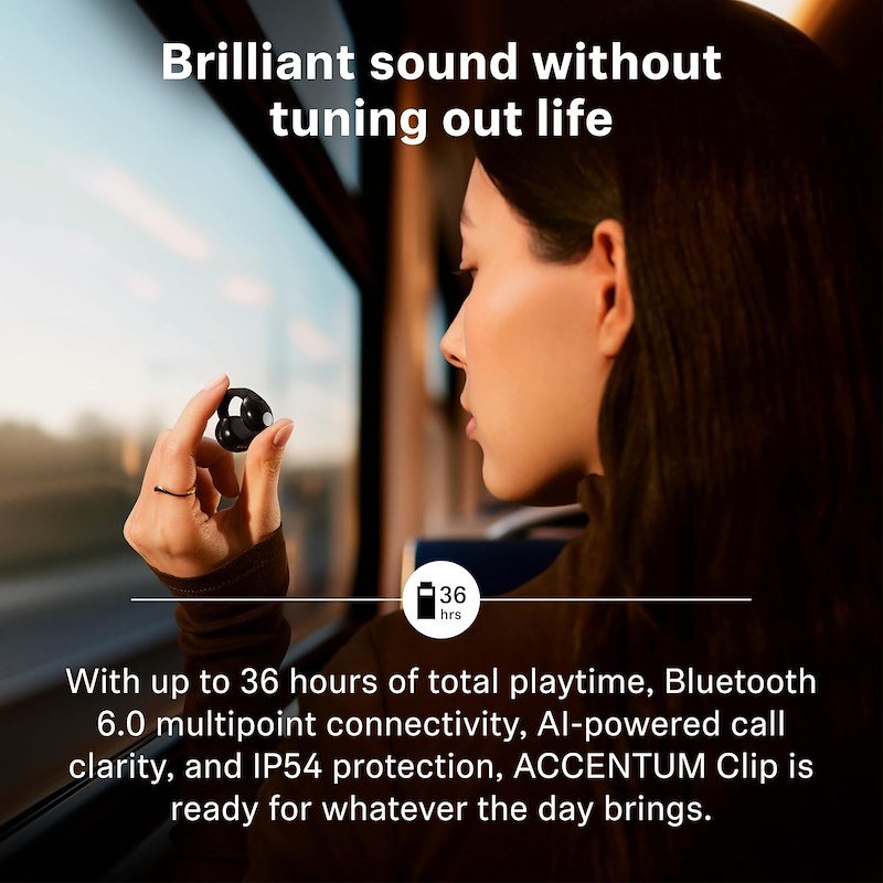 Sennheiser Wireless OPEN Auricolari ACCENTUM CLIP