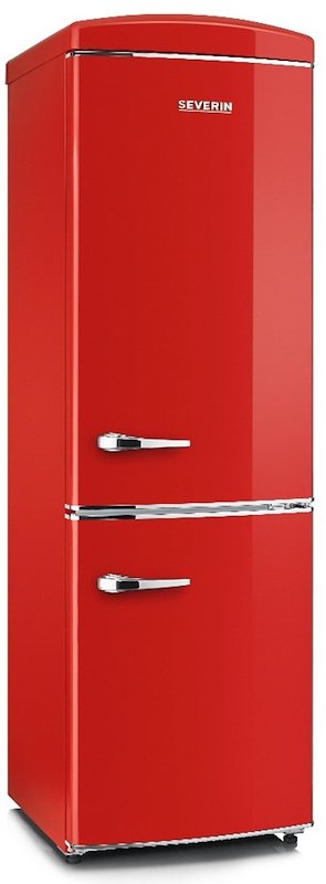 Severin Frigorifero Combinato RKG 8997 315 l Rosso
