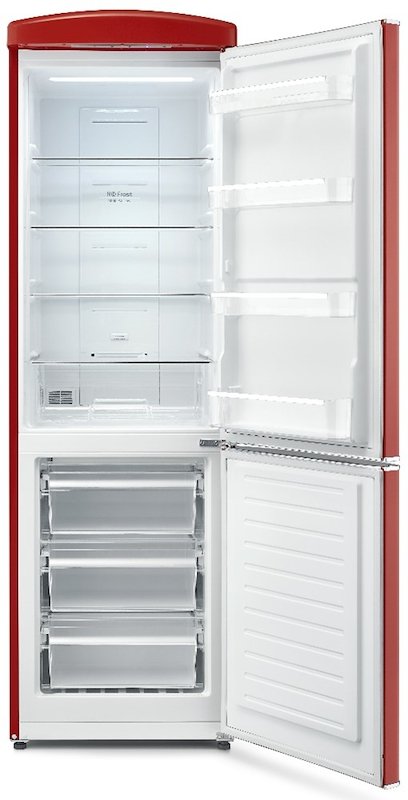 Severin Frigorifero Combinato RKG 8997 315 l Rosso