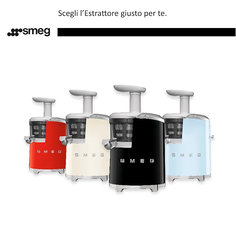 Smeg Estrattore di Succo SJF01BLEU Nero