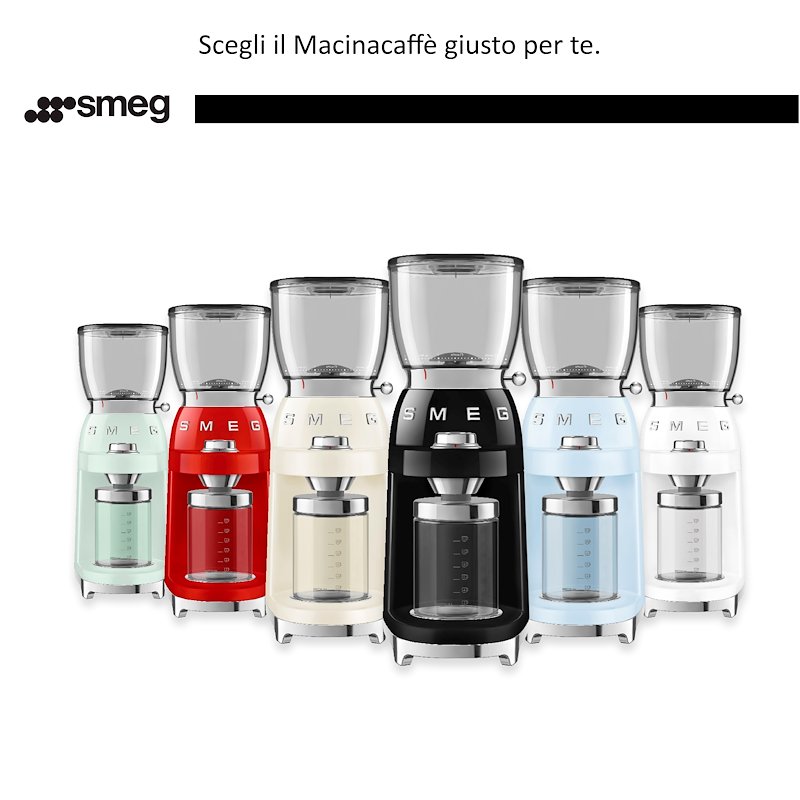 Smeg Macinacaffè Cgf01pbeu Azzurro
