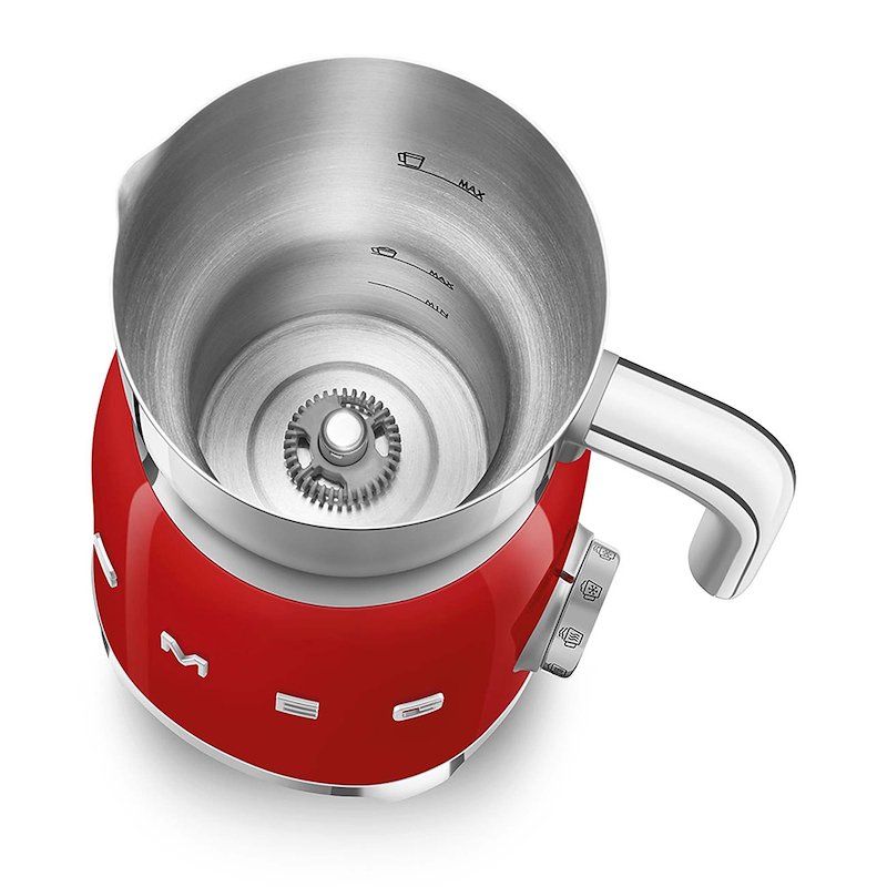 Smeg MFF01RDEU montalatte Schiumatore per latte automatico Rosso