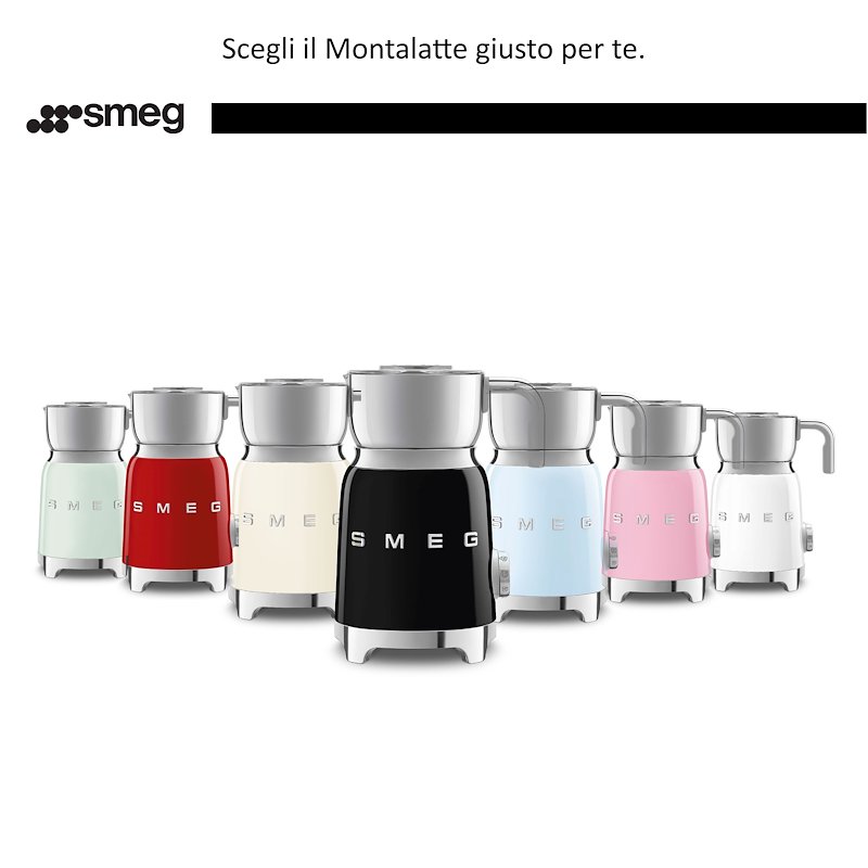 Smeg MFF01RDEU montalatte Schiumatore per latte automatico Rosso