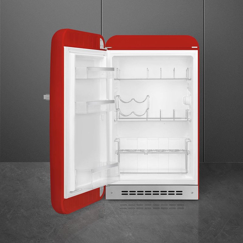 Smeg Miini Frigorifero Fab10hlrd6 Rosso