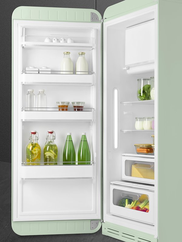 Smeg Frigorifero combinato Fab28lpg6 	Verde pastello