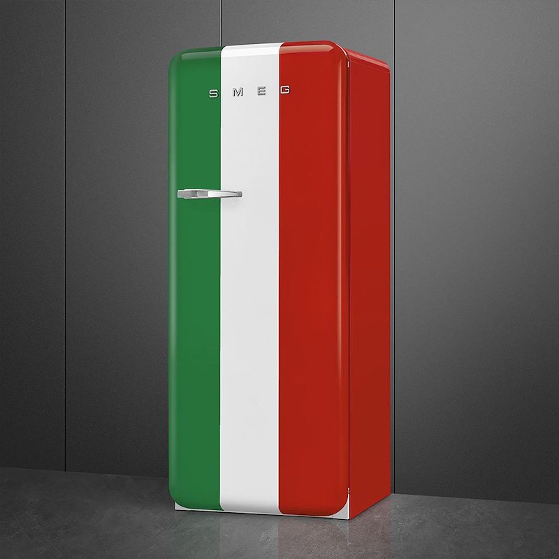 Smeg Frigo mini Fab28rdit6 Verde-bianco-rosso