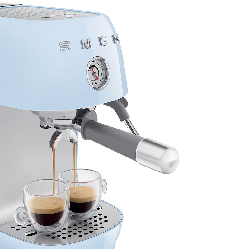 Smeg Macchina da Caffè Espresso Ecf03pbeu azzurro