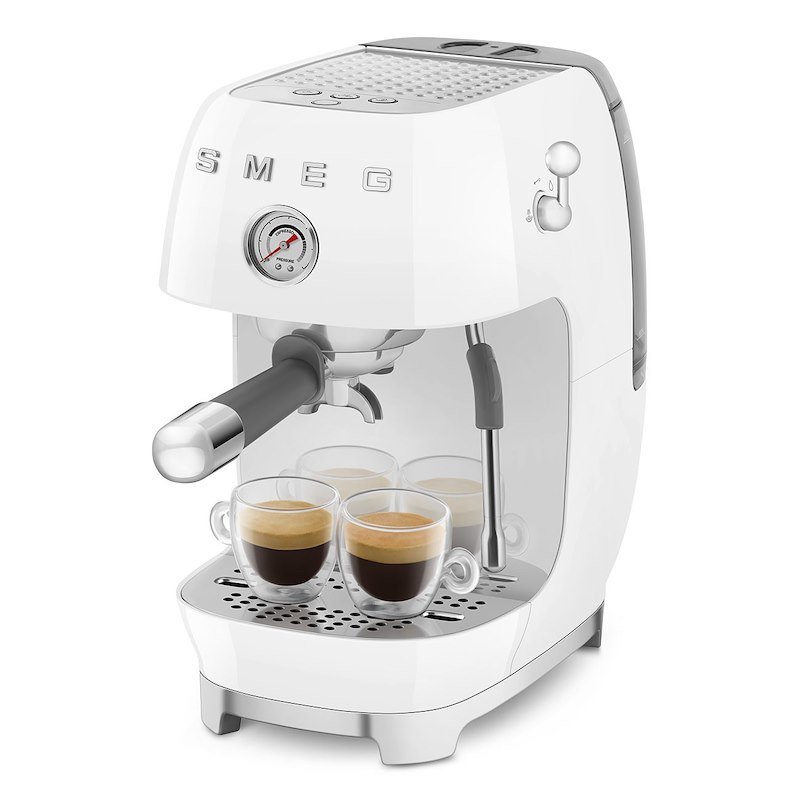 Smeg Macchina da Caffè Espresso Ecf03wheu Bianca