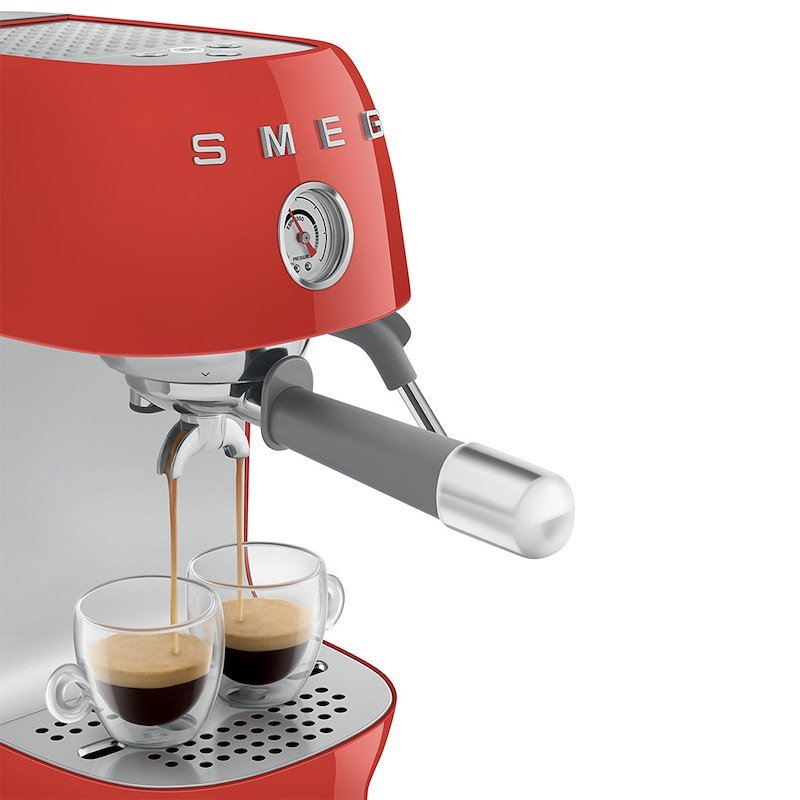 Smeg Macchina da Caffè Espresso Ecf03rdeu red