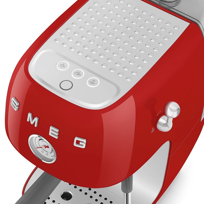 Smeg Macchina da Caffè Espresso Ecf03rdeu red