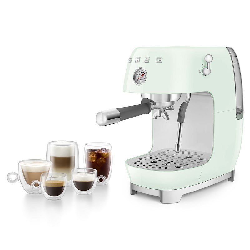 Smeg Macchina da Caffè Espresso Ecf03pgeu Menta