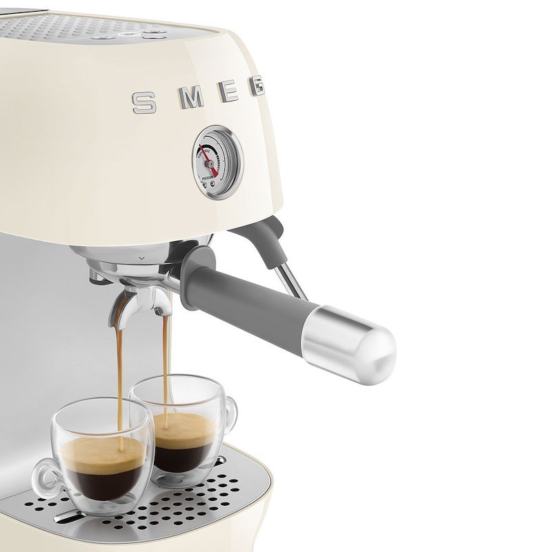 Smeg Macchina da Caffè Espresso Ecf03creu panna