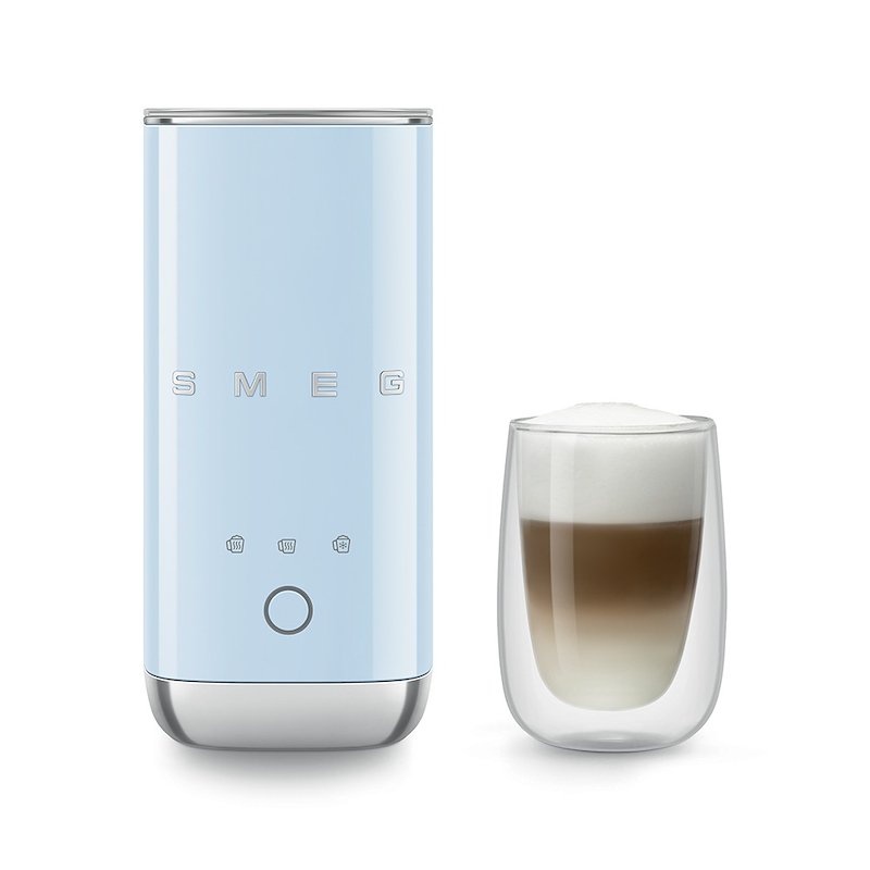 Smeg Montalatte elettrico Mff02pbeu Azzurro Estetica 50's Style