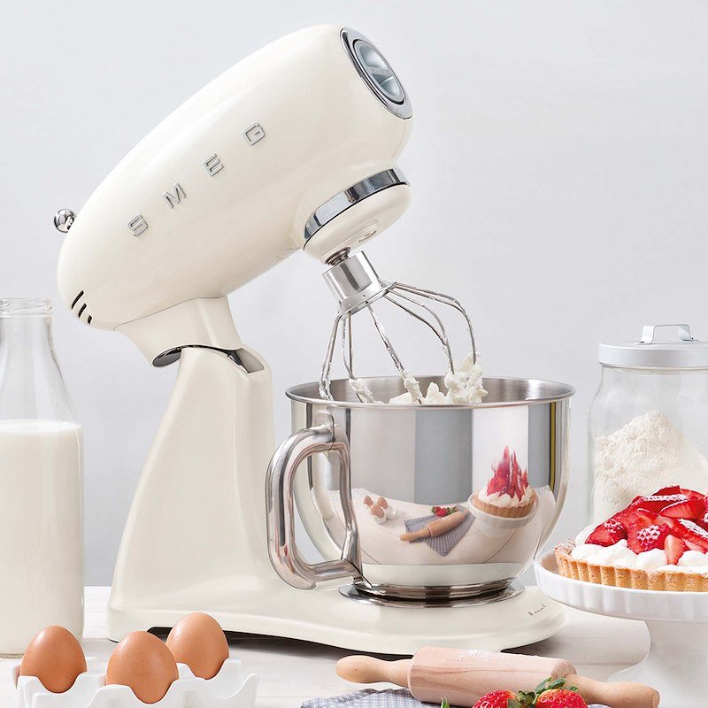 Smeg Impastatrice Full Color 50's Style Smf05creu Panna LUCIDO