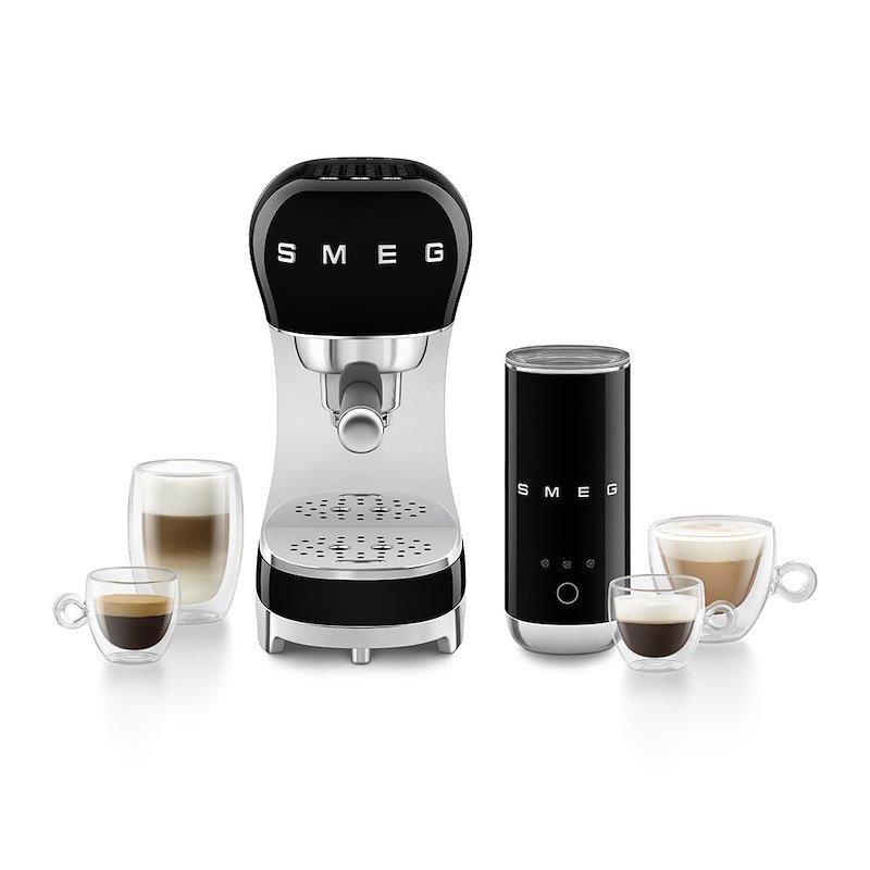 Smeg Macchina da caffè Ecf12bleu Nero