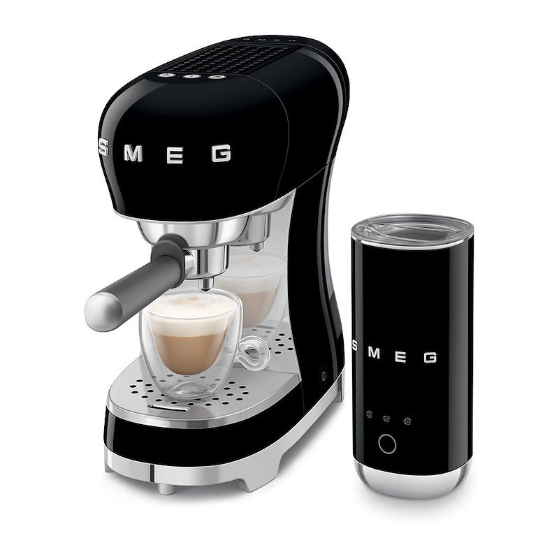 Smeg Macchina da caffè Ecf12bleu Nero
