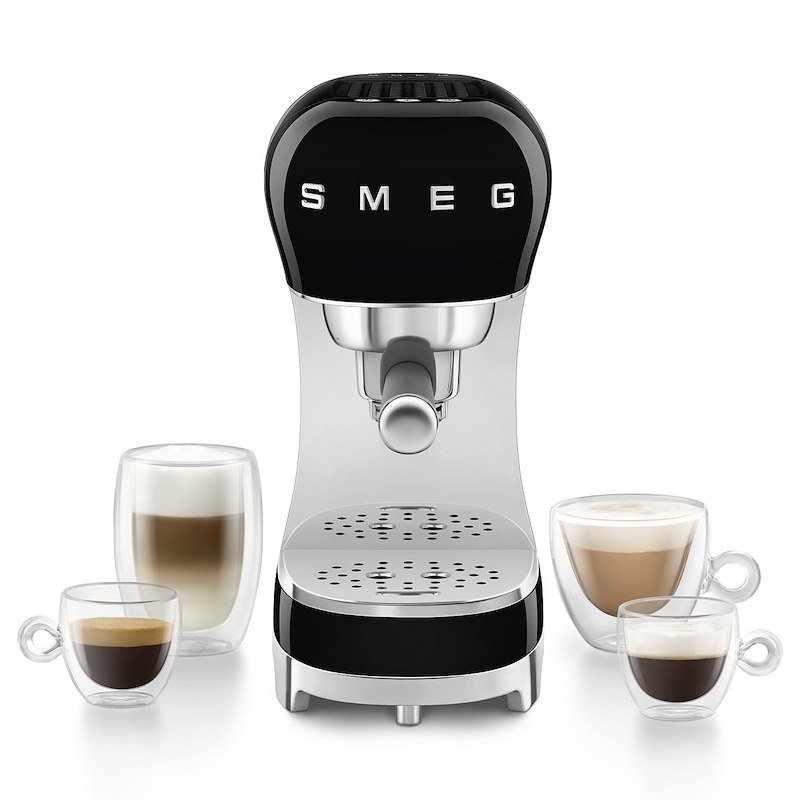 Smeg Macchina da caffè Ecf12bleu Nero