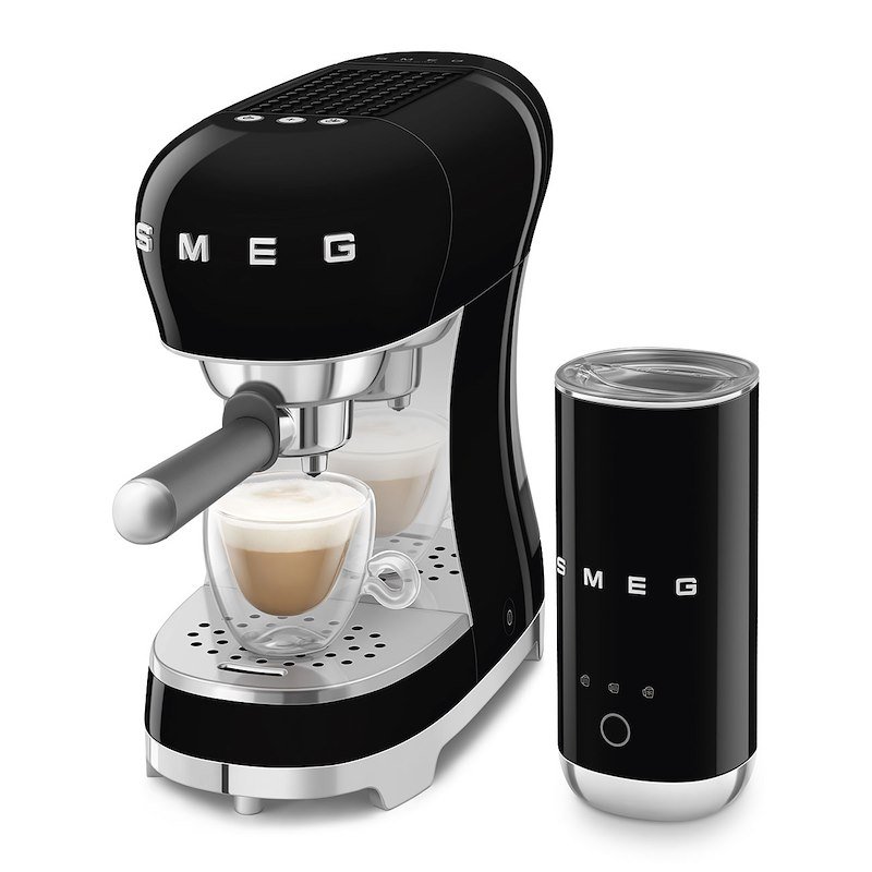Smeg Macchina da caffè Ecf12bleu Nero