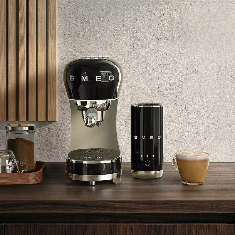 Smeg Macchina da caffè Ecf12bleu Nero