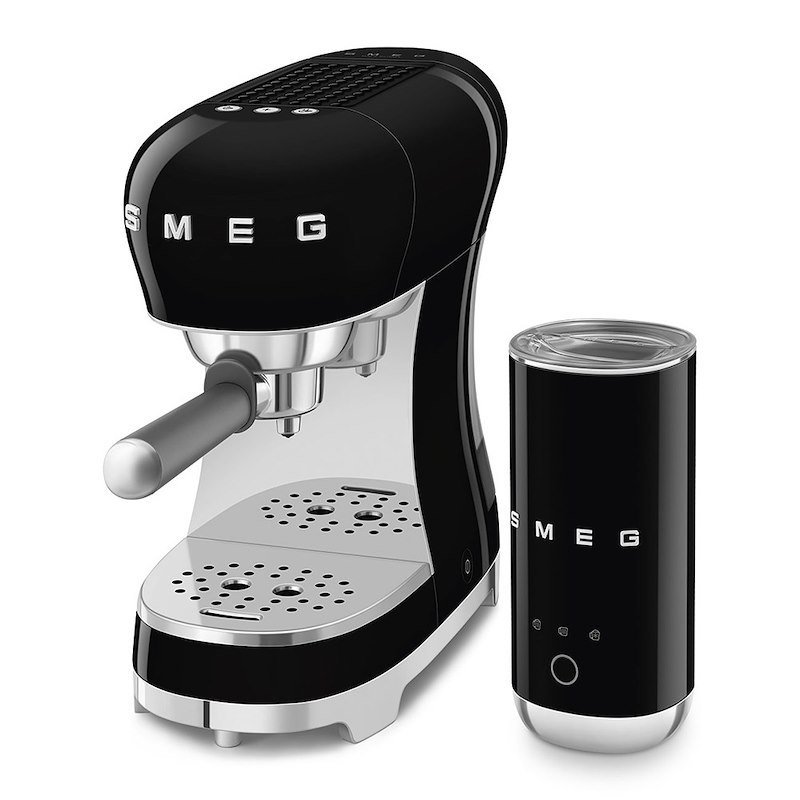 Smeg Macchina da caffè Ecf12bleu Nero