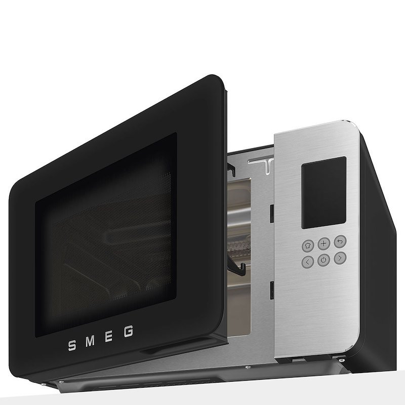 Smeg Forno a Microonde con Grill  Moc01blmeu Nero Opaco