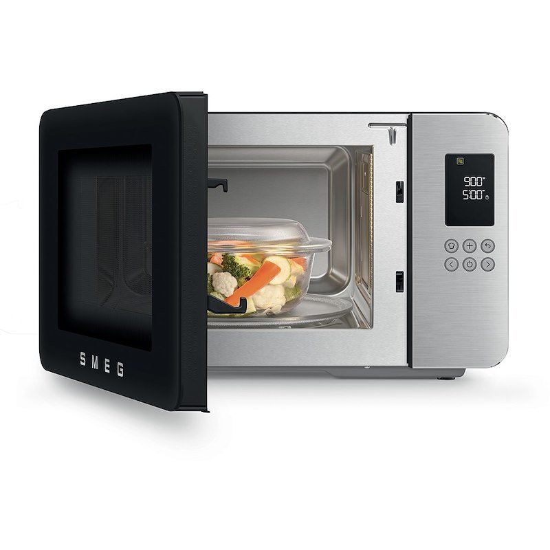 Smeg Forno a Microonde con Grill  Moc01blmeu Nero Opaco
