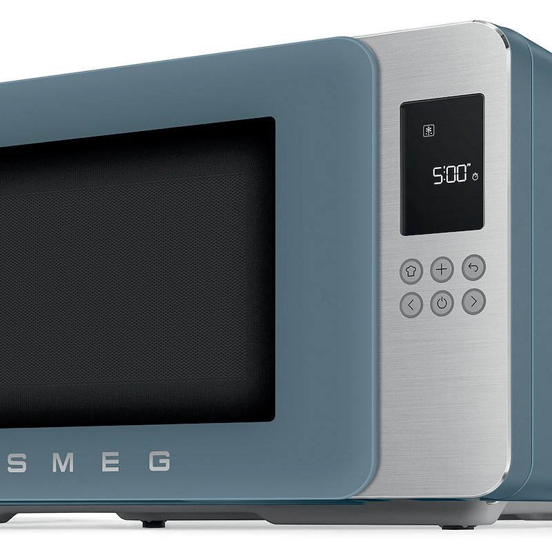 Smeg Forno a Microonde con Grill  Moc01sbmeu Storm Blue Opaco
