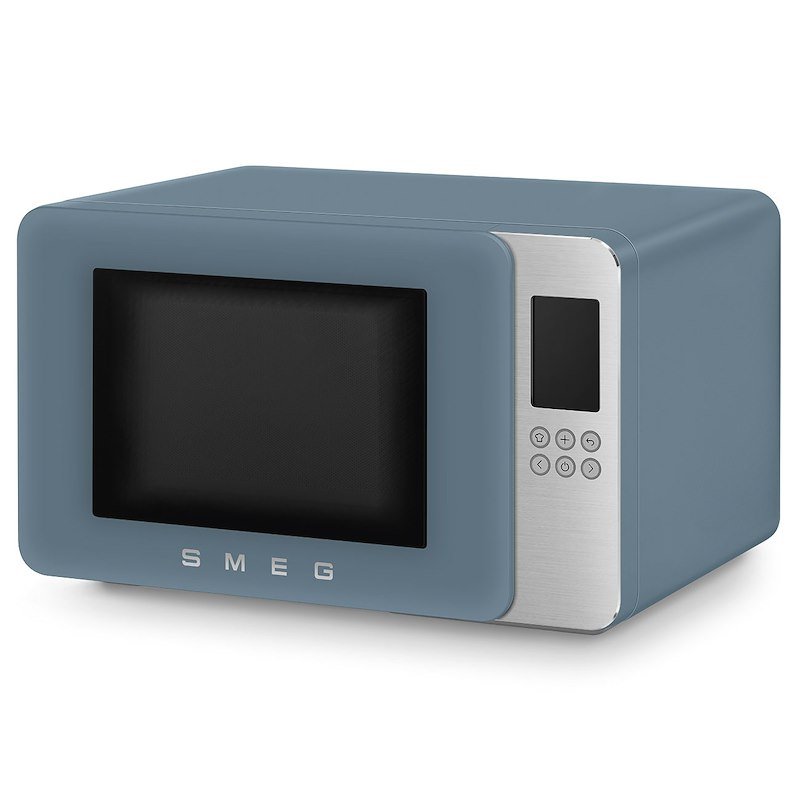 Smeg Forno a Microonde con Grill  Moc01sbmeu Storm Blue Opaco