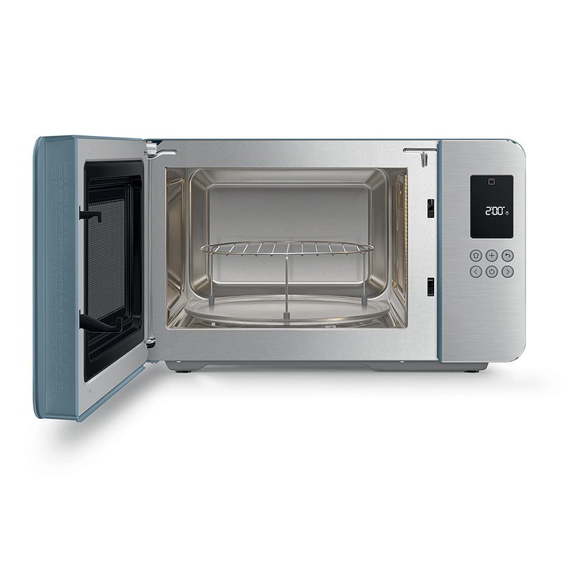 Smeg Forno a Microonde con Grill  Moc01sbmeu Storm Blue Opaco