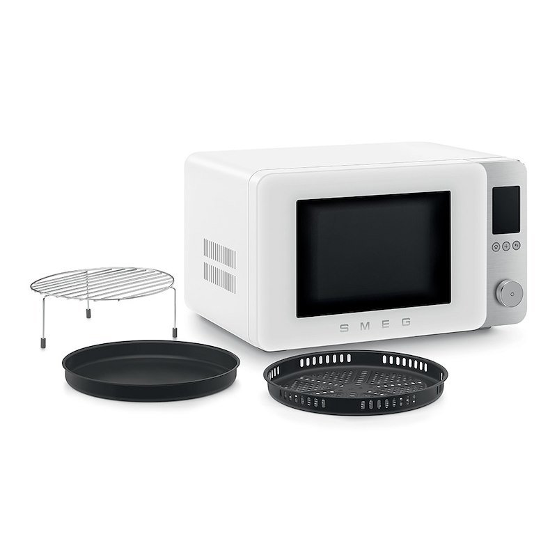 Smeg Forno a microonde combinato Moc02whmeu Bianco