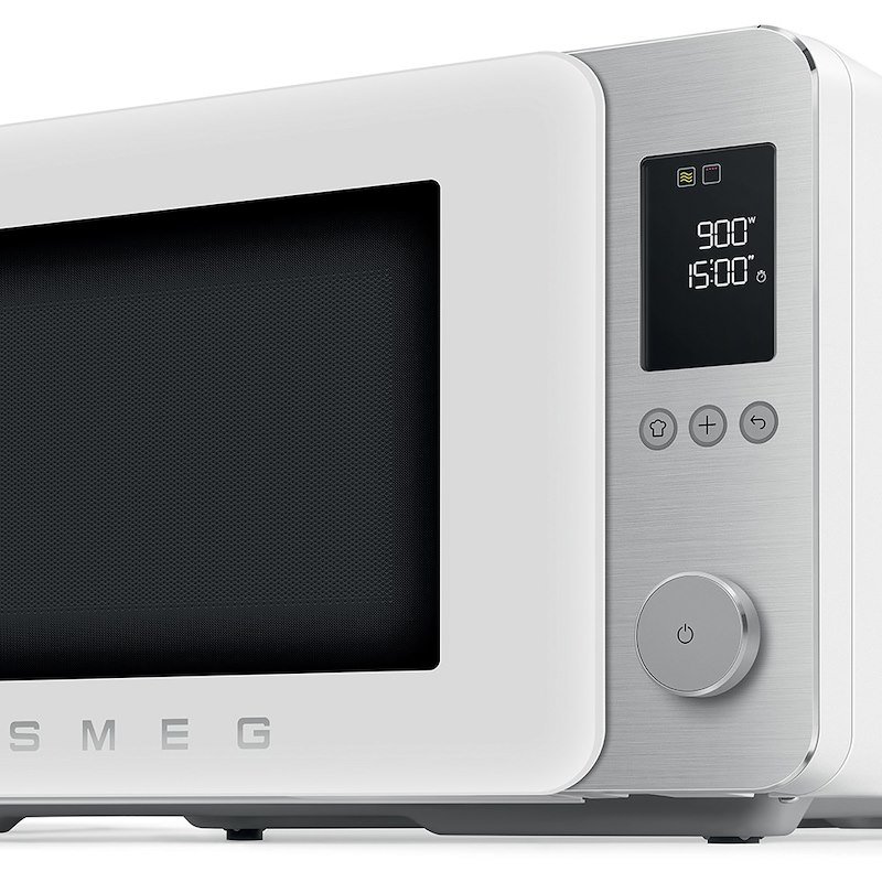 Smeg Forno a microonde combinato Moc02whmeu Bianco