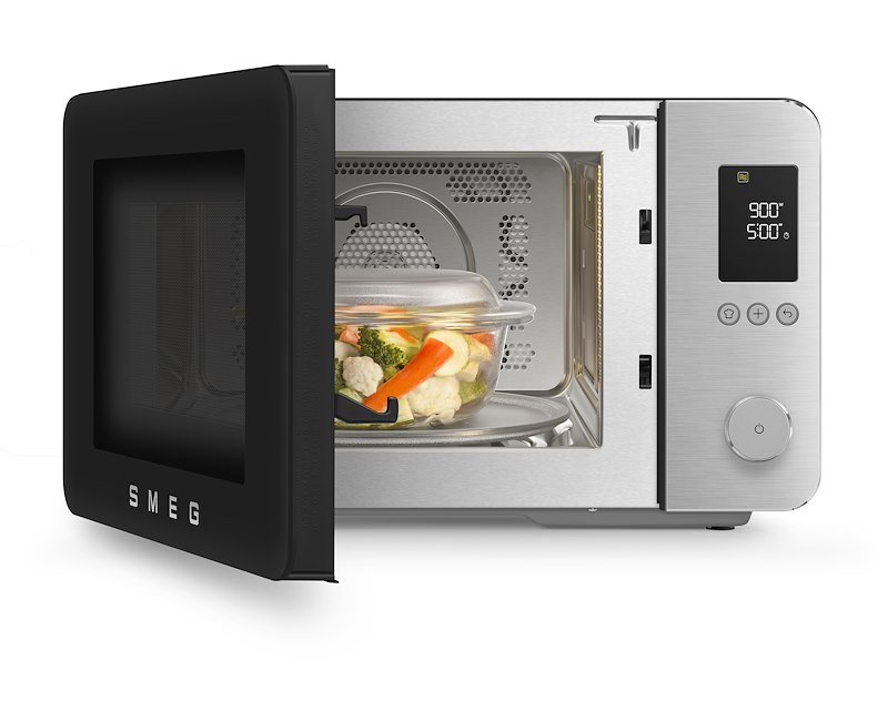 Smeg Forno a microonde combinato Moc02blmeu