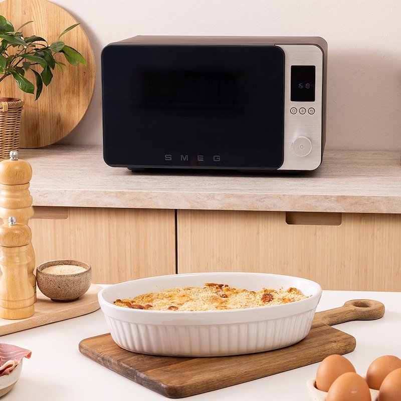 Smeg Forno a microonde combinato Moc02blmeu