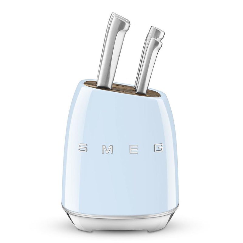 Smeg Ceppo con coltelli 50'S Style KBSF02PB Azzurro