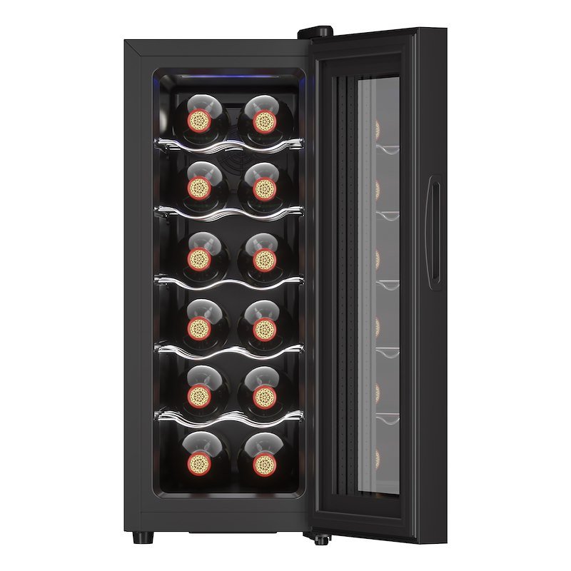 Smartway Cantina Frigorifero 12 bottiglie Wdwc37s0  Nero