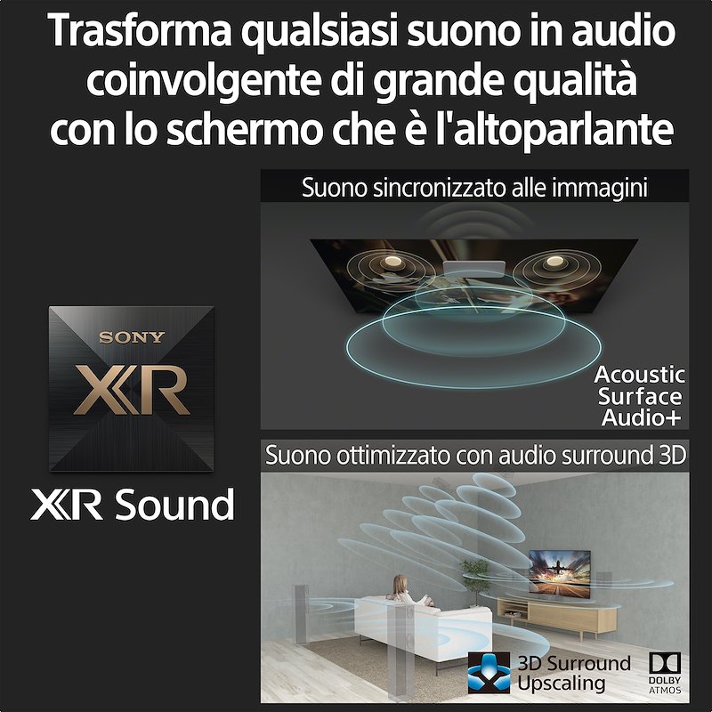 Sony BRAVIA XR™ Tv Oled 55" 4K Ultra HD Modello 2022